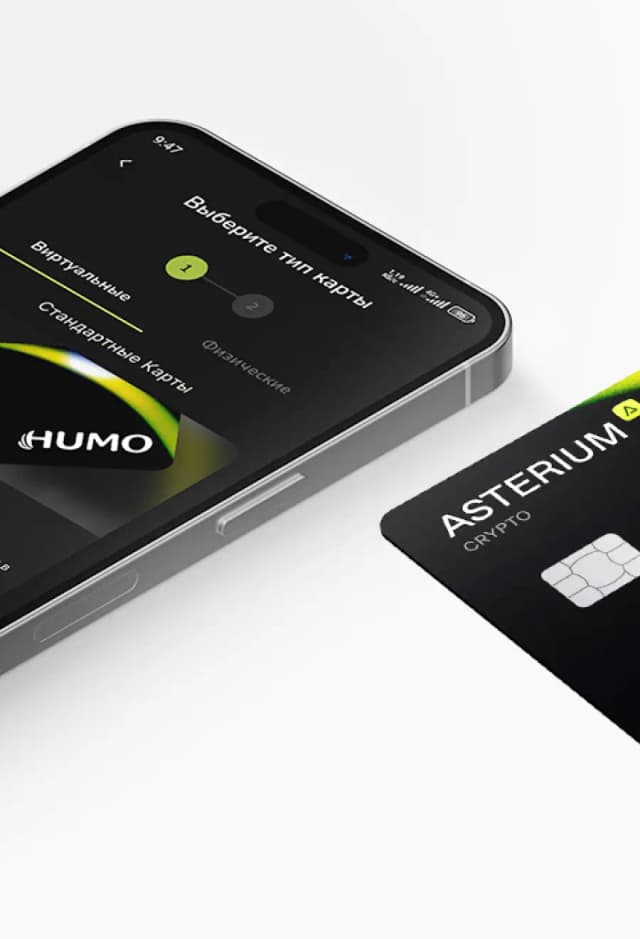 bank card and mobile application